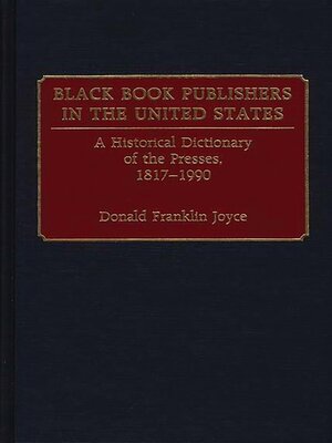 cover image of Black Book Publishers in the United States